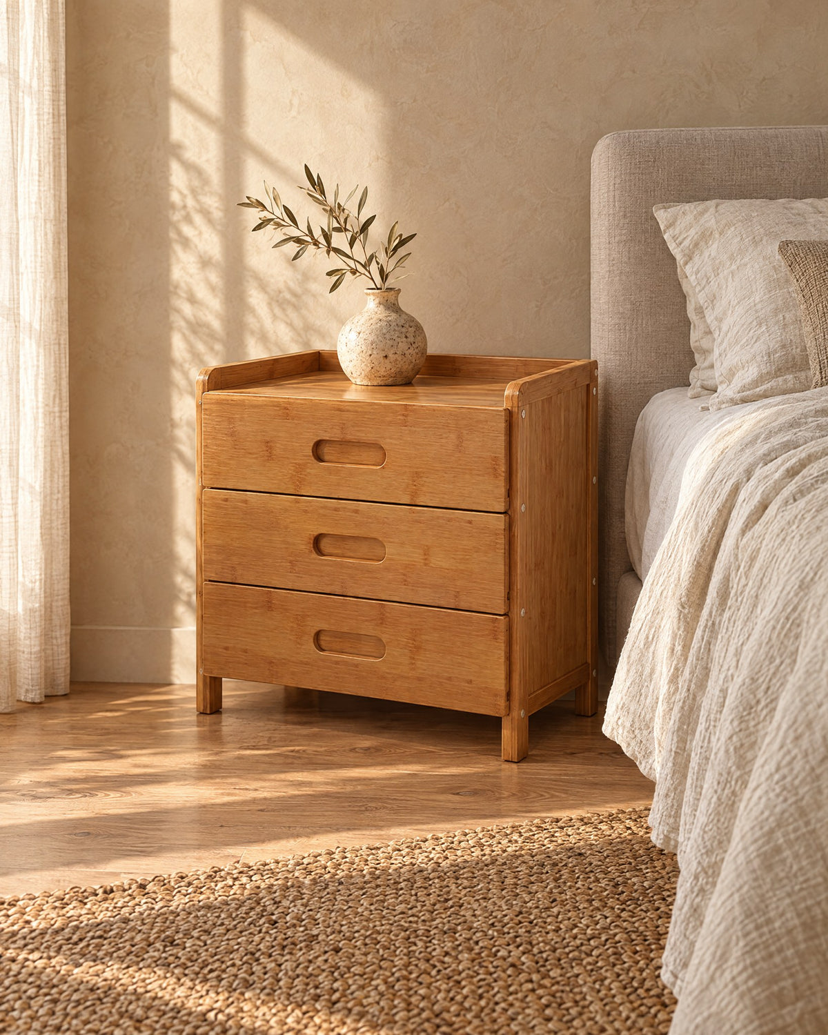 Three drawers, three jobs