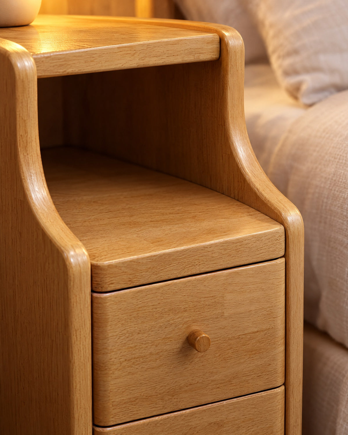 An open niche above two drawers