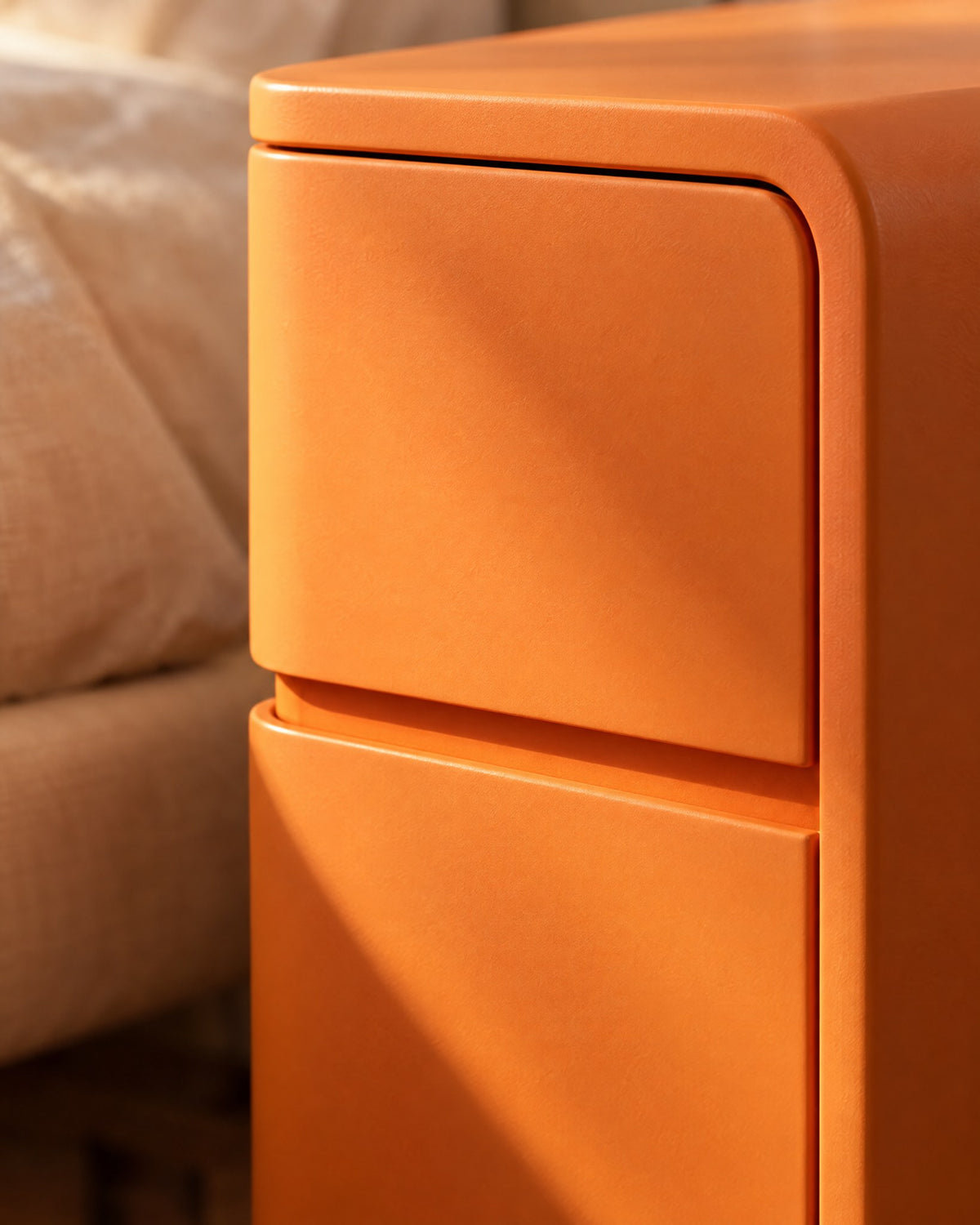 A warm note of orange