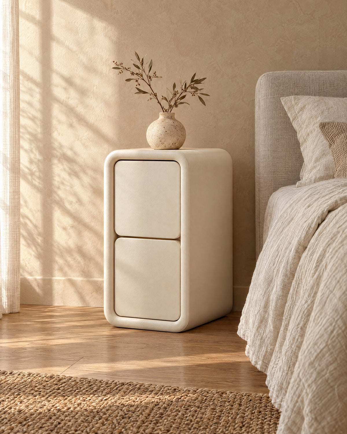 Handle-free drawers, smooth front