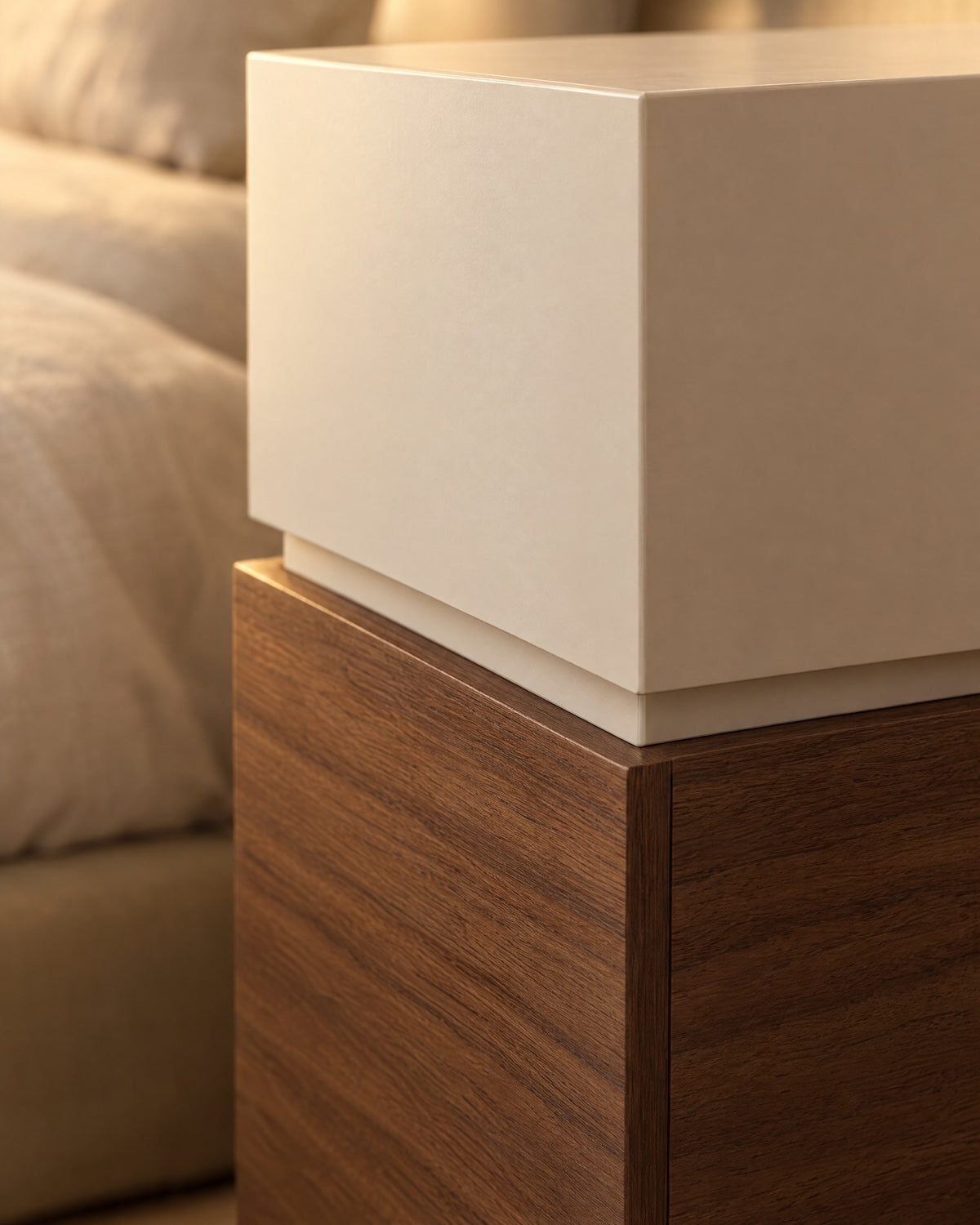 A tray-edged top