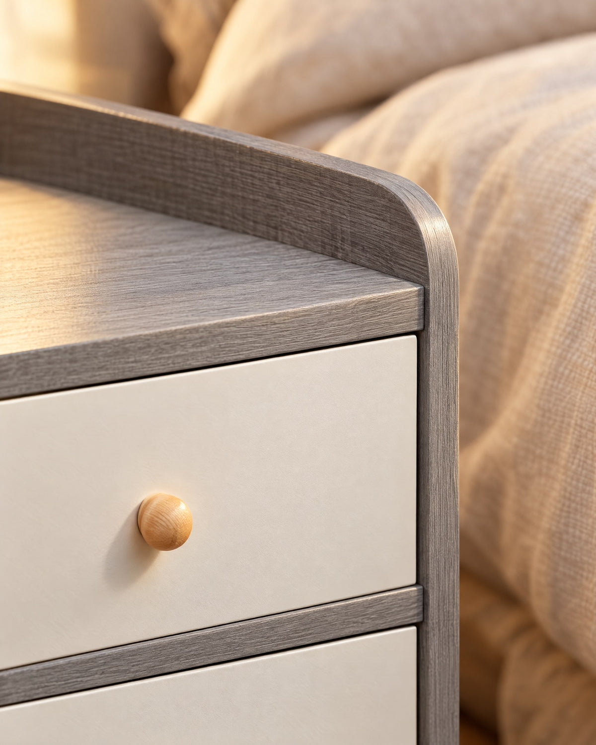 Two drawers, two shades