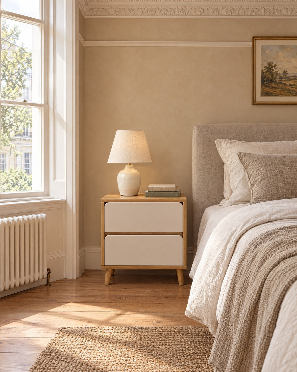 Sized for small bedrooms