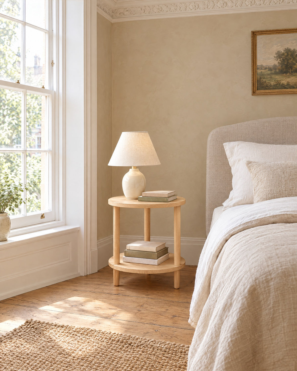Soft curves, natural wood