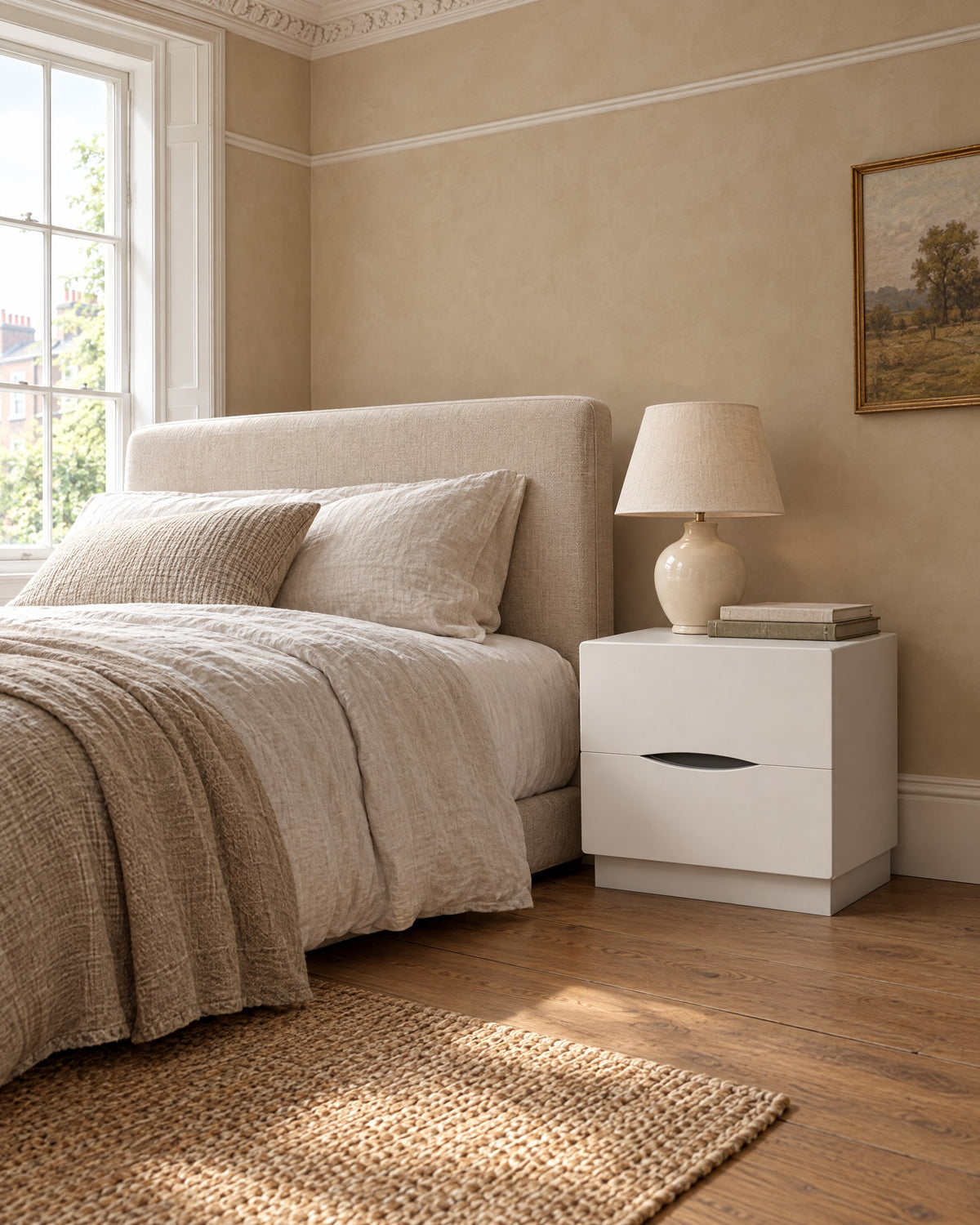 Warm white, top to plinth