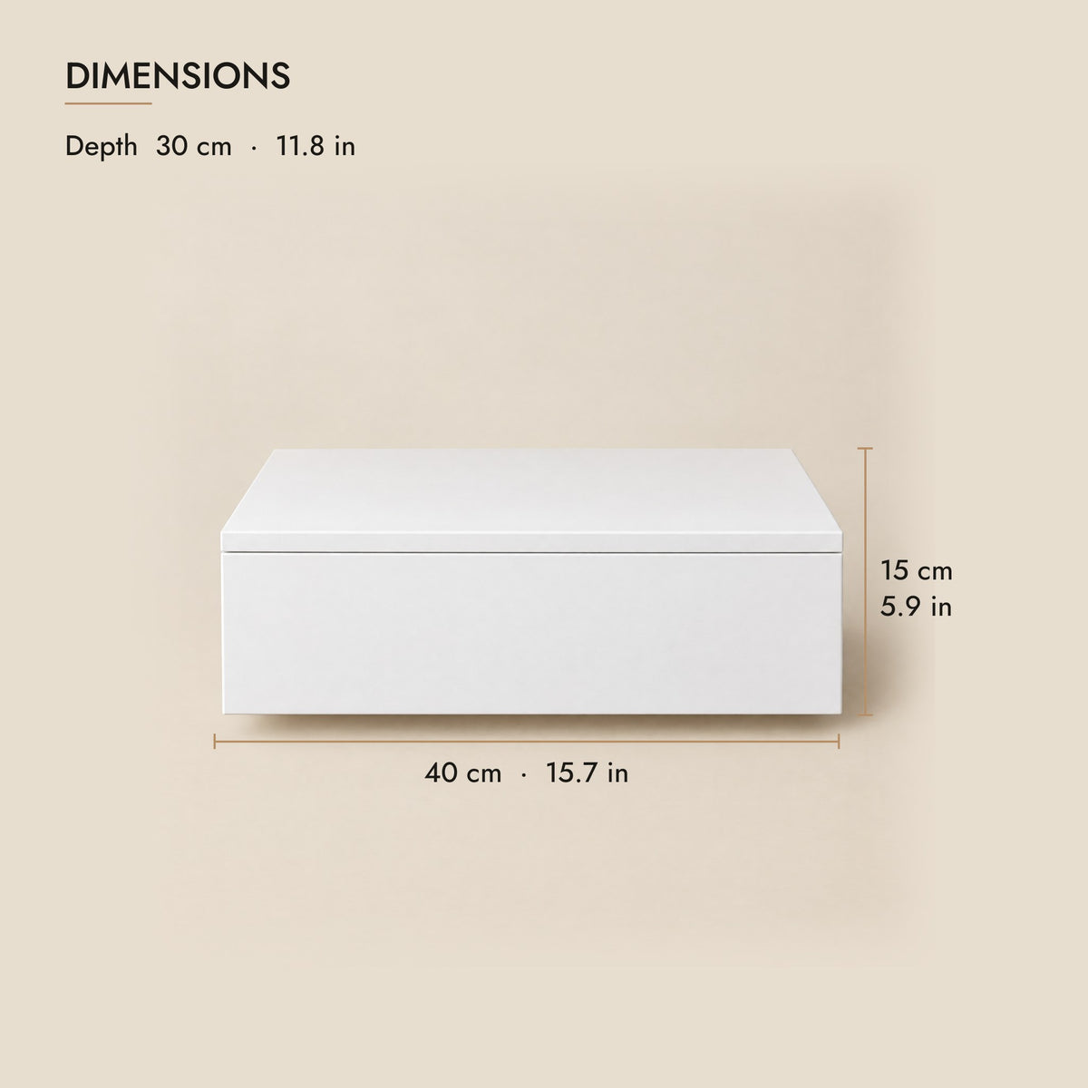 Slim enough for small rooms